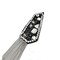 Studded Rhinestone Shoulder Pads with Tassel Chain for Festival Costumes